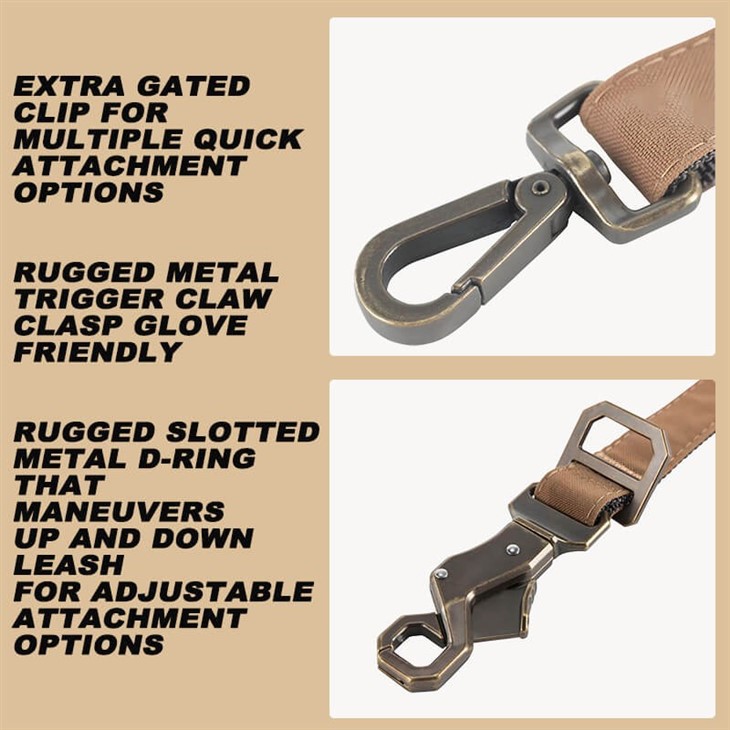 Durable Dog Leash With Reflective Stitching